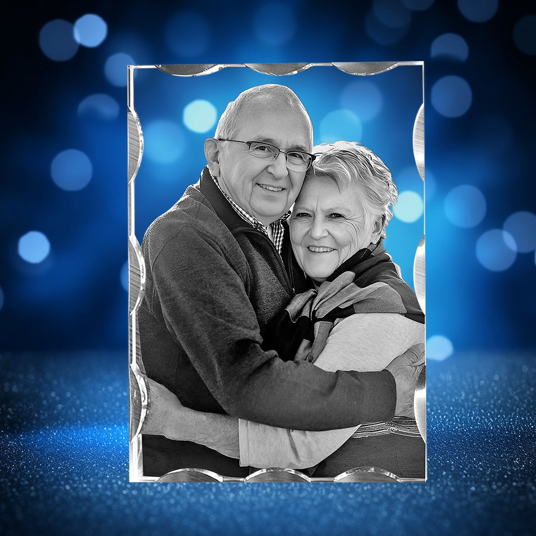 Wave 3D Crystal For Memorial