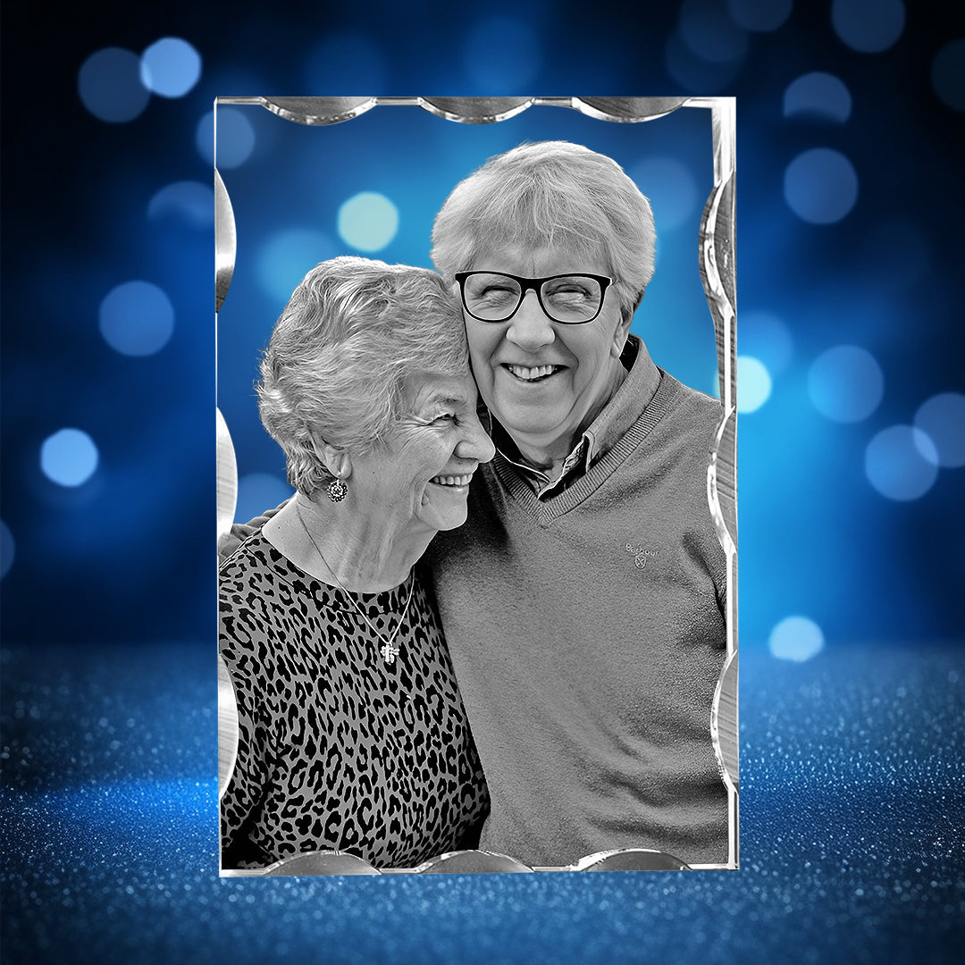 Wave 3D Crystal For Memorial