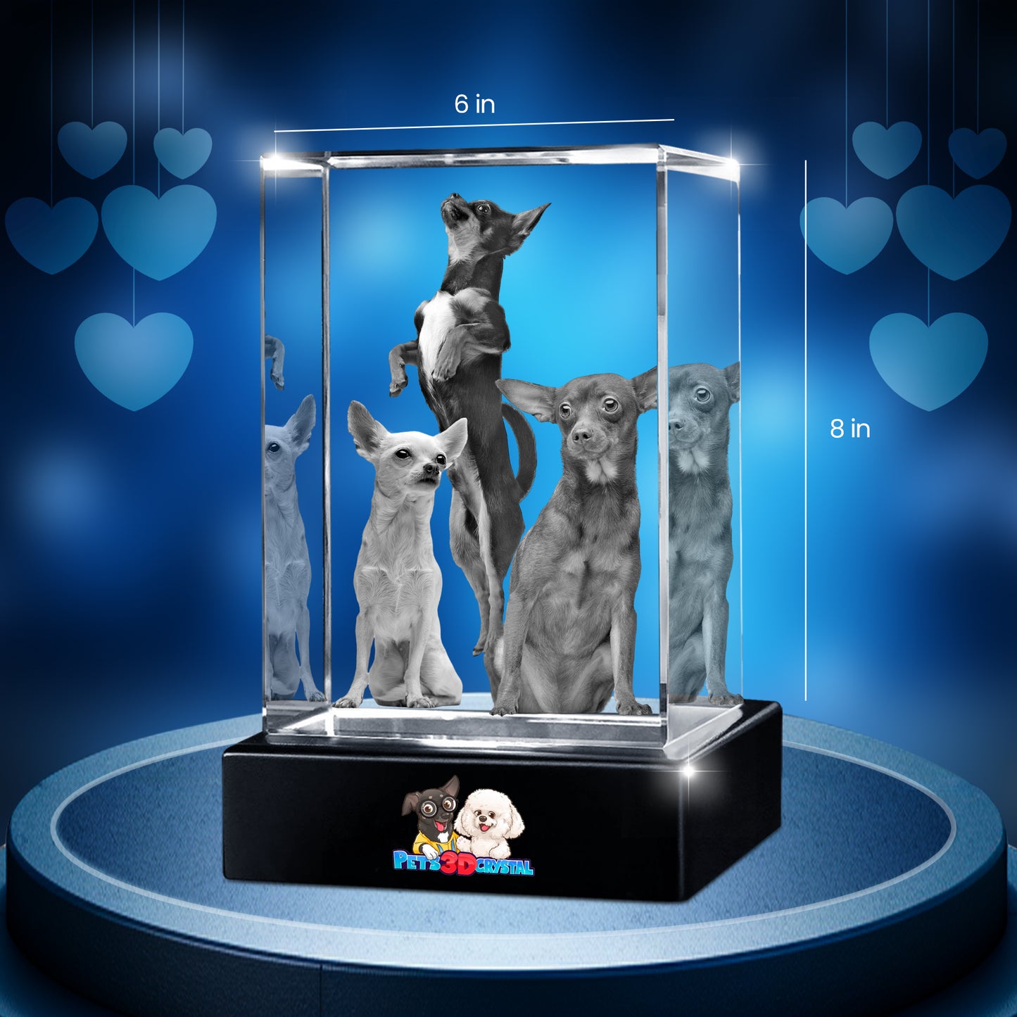 3D Crystal Cube