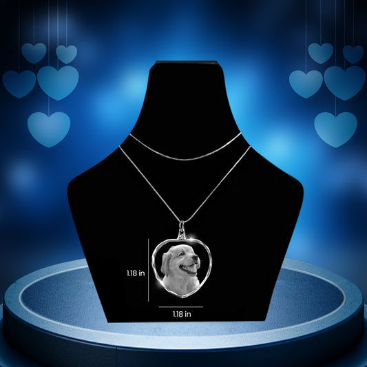 Personalised Gift Special – Heart-Shaped Custom Crystal Necklace