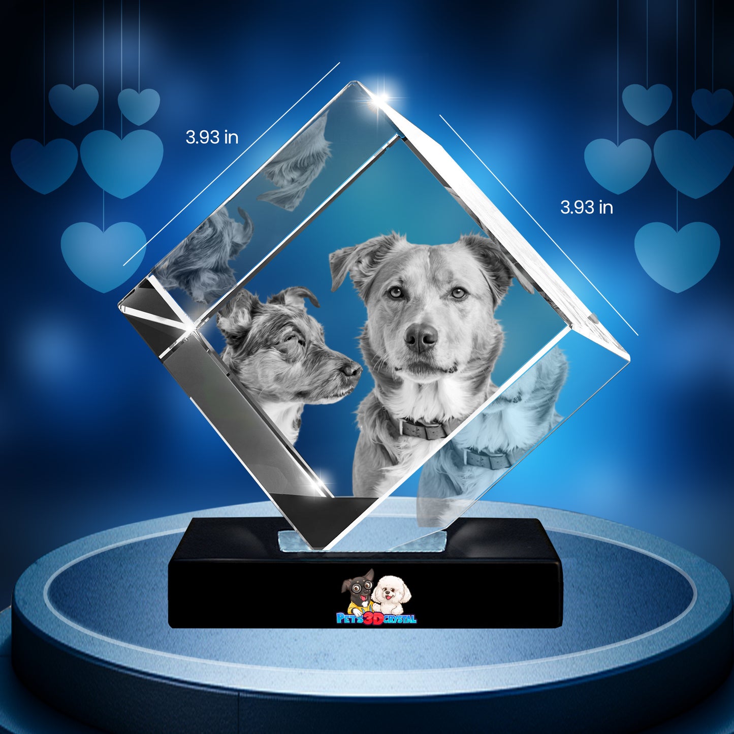 3D Crystal Diamond
