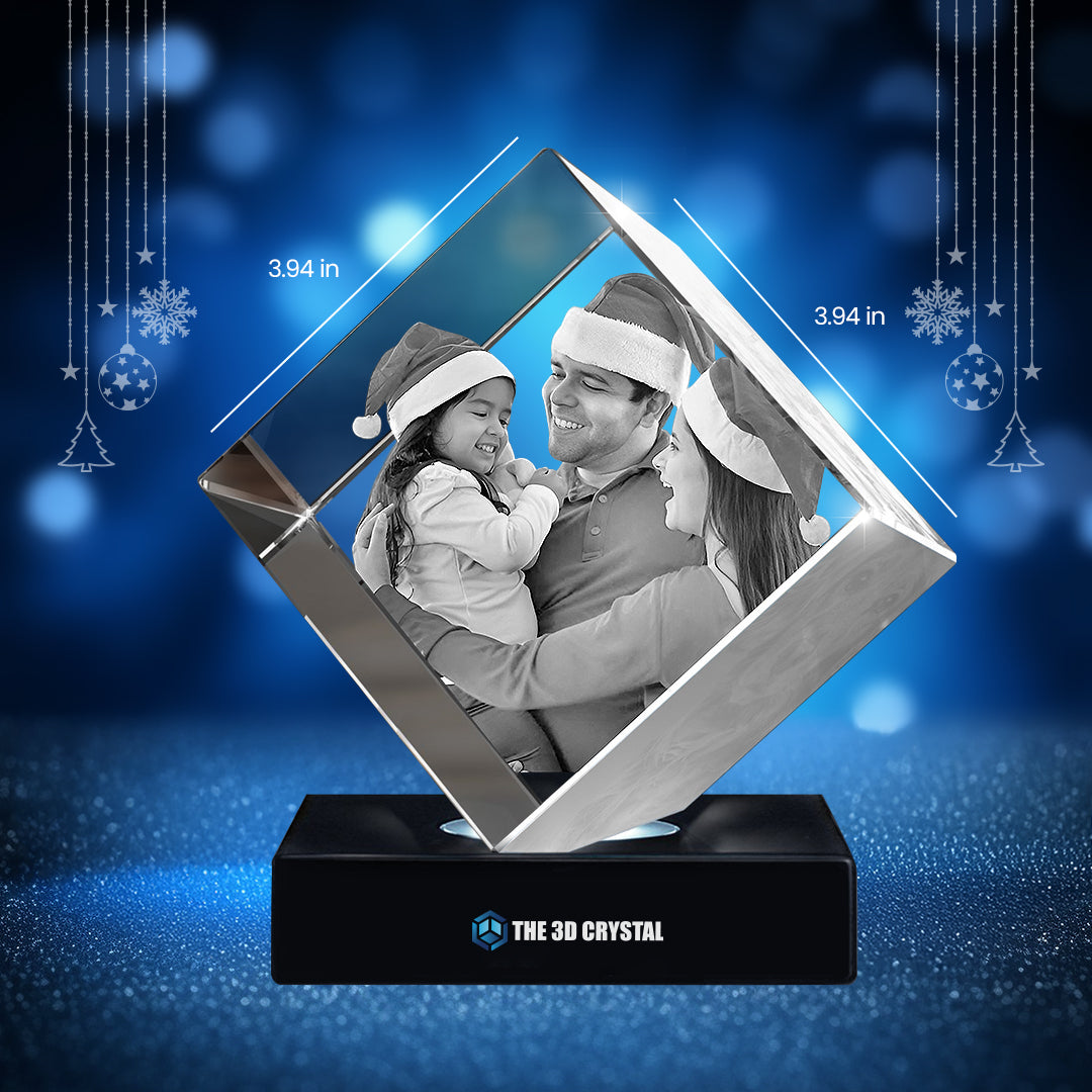 3D Diamond Crystal  For Christmas Day Gift