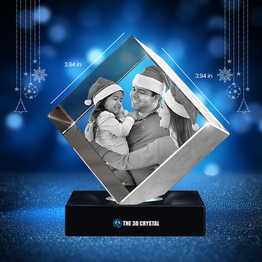 3D Diamond Crystal  For Christmas Day Gift