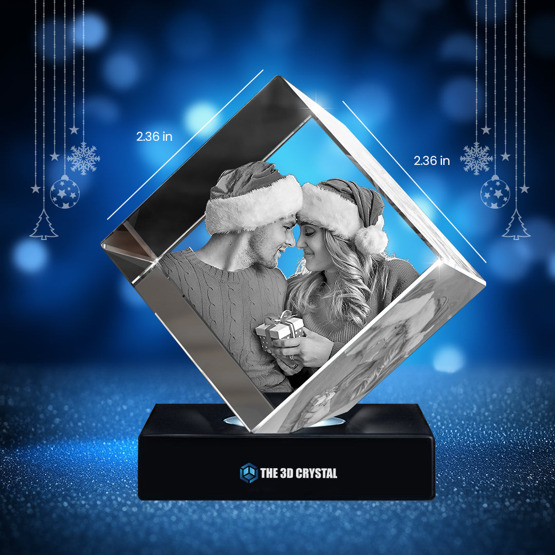 3D Diamond Crystal  For Christmas Day Gift