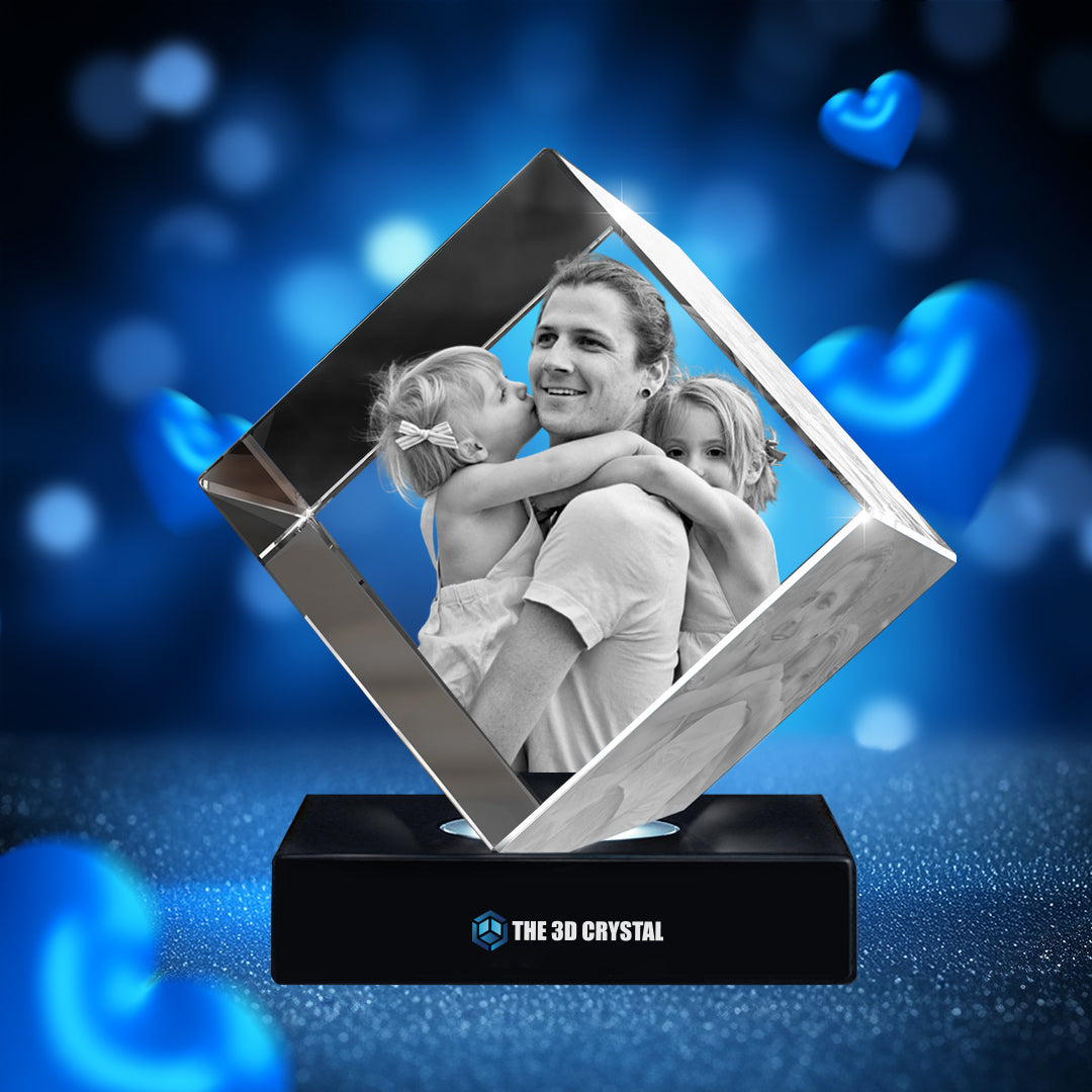 3D Diamond Crystal  Father's Day Gift