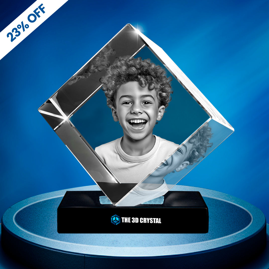 3D Diamond Crystal Personalised Gift