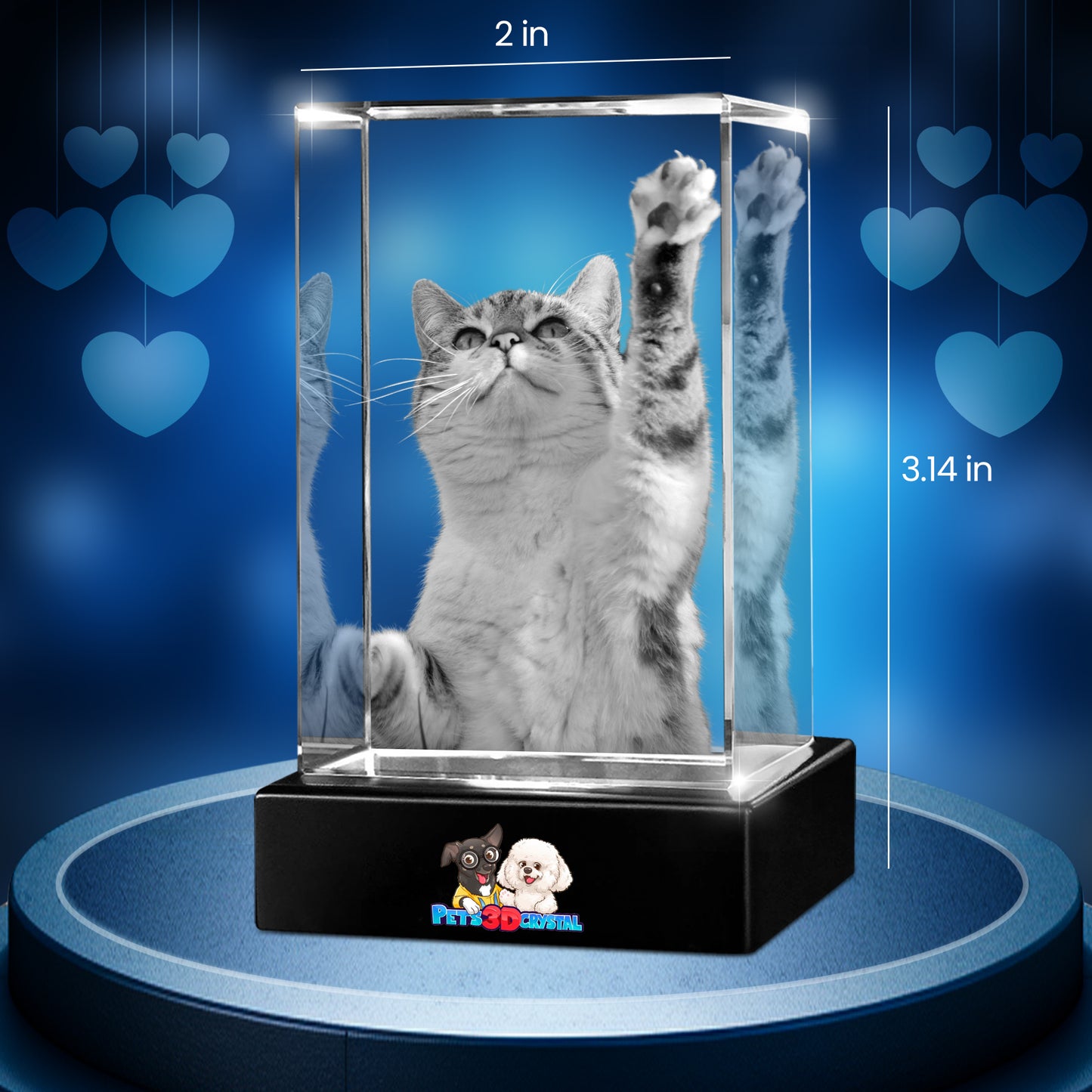 3D Crystal Cube