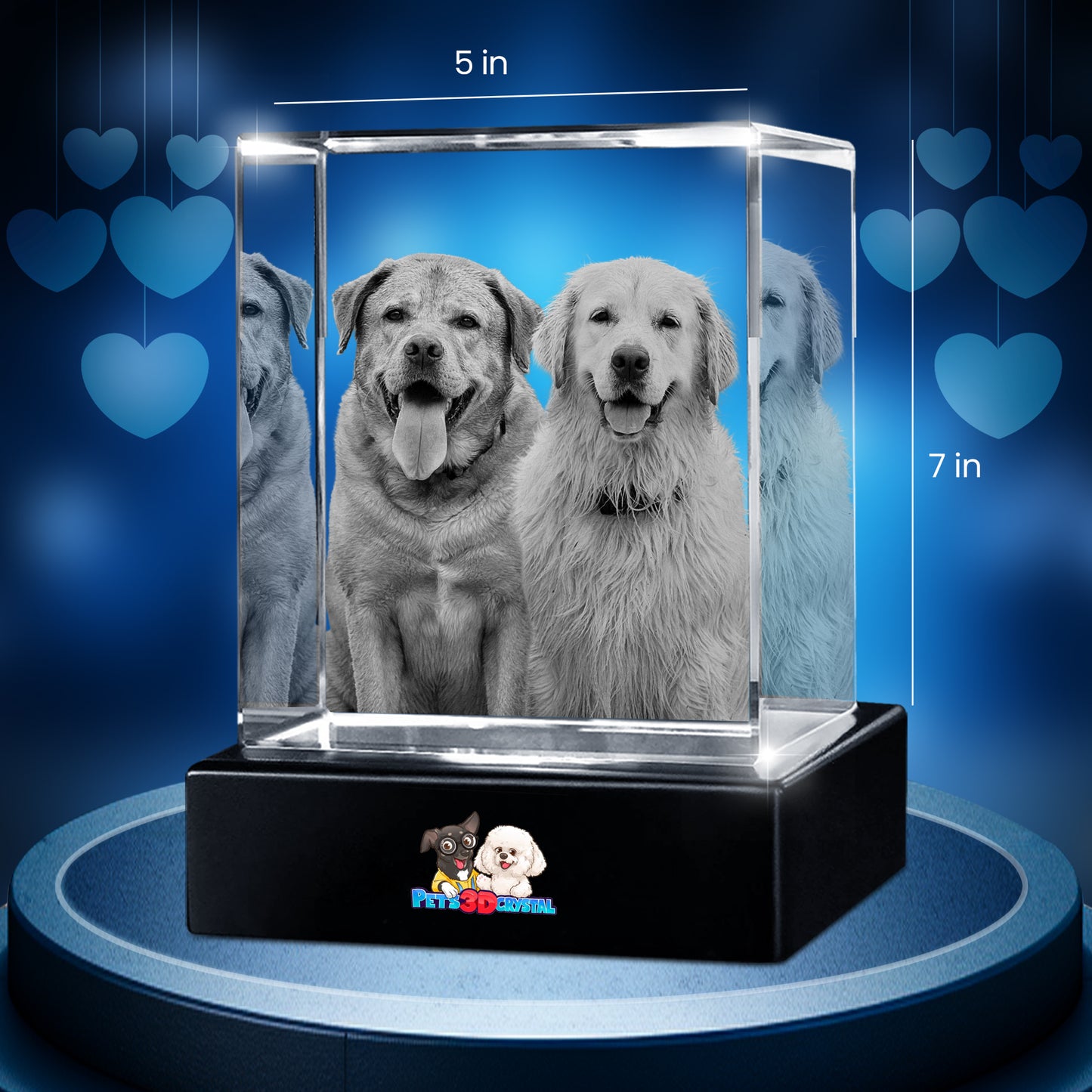 3D Crystal Cube